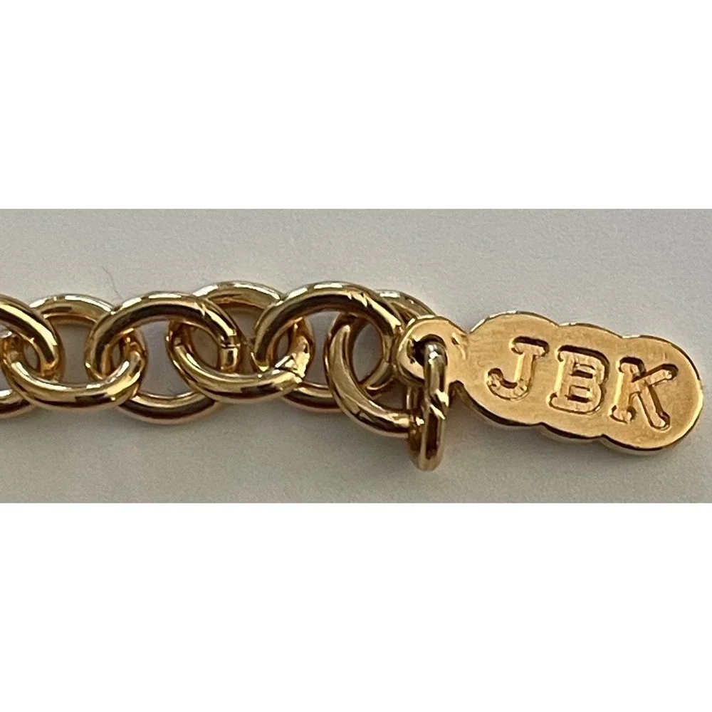Camrose & Kross JBK Gold Tone Charm Women Bracelet Jacqueline Kennedy Collection